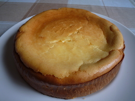 2種のチーズを使ったベイクドチーズケーキ