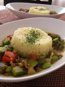 夏バテ防止!簡単野菜のスープカレー♪