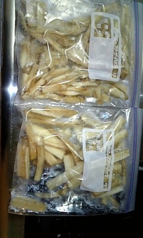 冷凍ごぼう保存法