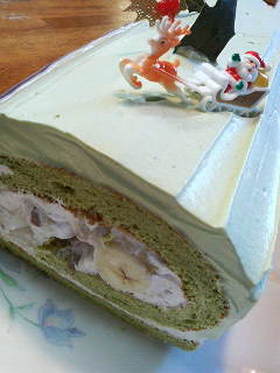 卵白消化★ふわっふわvvでかロールケーキ