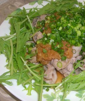 冷しゃぶ風♪豚肉のおろしソース