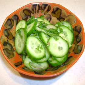 こんぶ茶紫蘇きゅうり