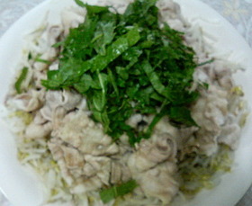 もやしと豚肉のさっぱり蒸し煮