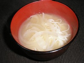 そうめんのお味噌汁