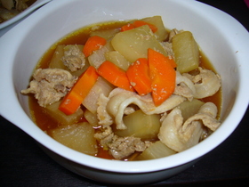 大根のコンソメ風味の煮物