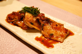 鯵の梅しそだれ焼
