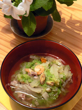 白菜とアサリのおいしい関係