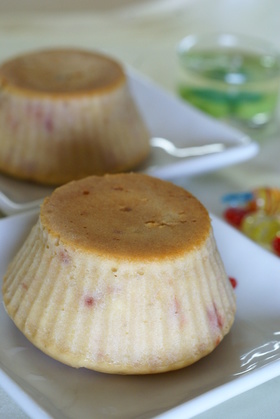練乳いちごのｶｯﾌﾟチーズケーキ