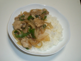 野菜たっぷり☆しょうが焼きご飯