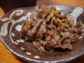 牛肉のしぐれ煮