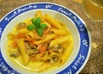 サフラン風味スープパスタ