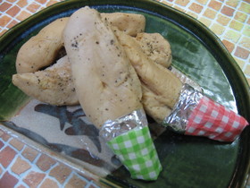 手づかみでガブッ♪鶏ささみハム