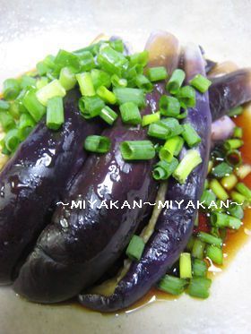 簡単！なすのレンジでチーン♪