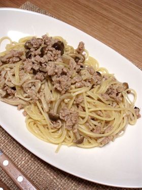 きのこたっぷり和風だしパスタ☆