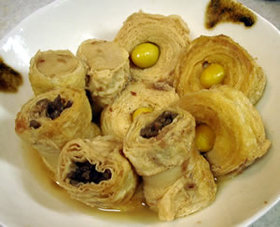 巻湯葉煮