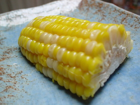 とうもろこしをキレイ☆に食べる