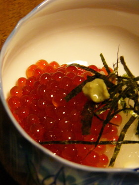 美味しいいくらのしょうゆ漬け