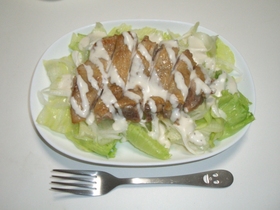 チキンシーザーサラダプレート