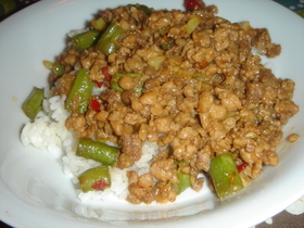 肉味噌丼♪