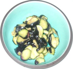 ナスのからし＆しょうゆ漬け