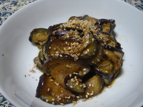 なすび1本で☆茄子の甘辛