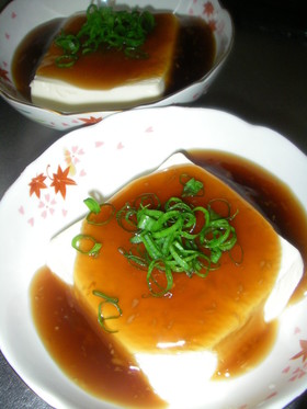 お豆腐のとろとろ❤ฺ生姜あんかけ