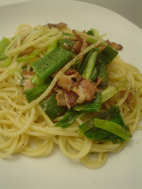 【ねぎが主役！】ねぎどっさりパスタ