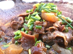 ザ・大阪名物どて焼き！(圧力鍋で)