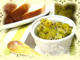 レンジで簡単!キウイジャム