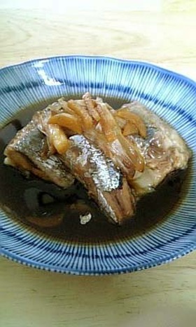 旬のさんまの生姜煮