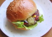 ベジタリアン納豆ハンバーガー