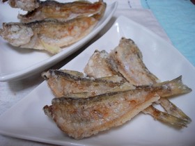 ☆骨まで食べてネ!ハタハタの空揚げ☆