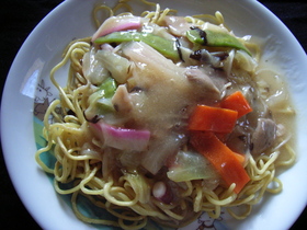 我が家のレシピ！とろり焼きちゃんぽん♡