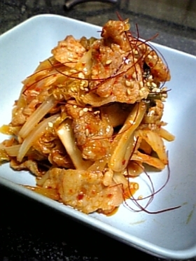 居酒屋仕込！カンタン美味◎豚キムチ