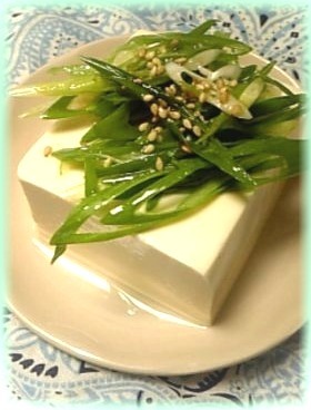 ネギ豆腐♪