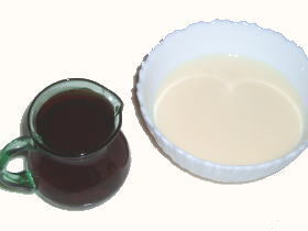 なめらかプリン～レンジでカラメルソース