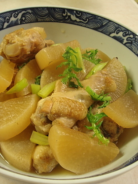 大根と鶏肉のこっくり煮