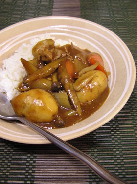 里芋牛蒡豚肉のごろごろ和風カレー