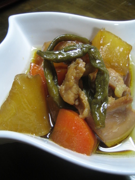 しっかり味がしみこんだ☆大根と鶏肉の煮物