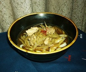 鶏ごぼううどん