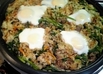ホットプレートで大量炒飯