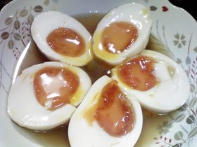 簡単♪とろとろ味付け玉子