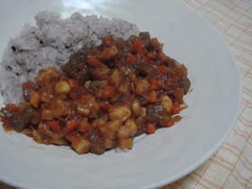 簡単♪食感◎　　ドライカレー（＾o＾）