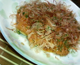 Mr.オクラでお好み焼き★