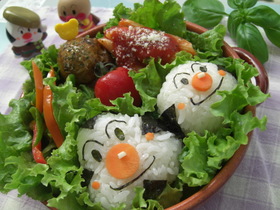 おむすびマン&こむすびマン キャラ弁