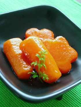 レンジdeツヤうま☆にんじんのグラッセ
