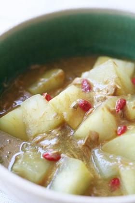 あんがとろ～り☆冬瓜のツナカレー煮