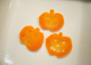 人参でハロウィンかぼちゃ