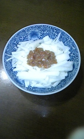 山芋の梅干和え