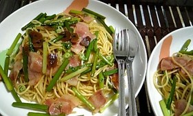 簡単!我が家の人気NO,1ちょい和パスタ